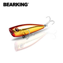 BearKing Hot model  fishing tackle 5pcs/lot A+ fishing lures,hard baits popper 5 assorted colors,popper 60mm 7.0g free shipping 2024 - купить недорого