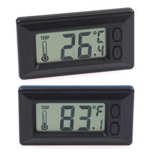 Reloj electrónico para coche, pantalla Digital LCD de temperatura, autoadhesivo, termómetro, adornos para coche 2024 - compra barato