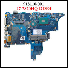 High quality 918110-001 for HP Probook 650 G4 Laptop Motherboard 6050A2868801 Mainboard I7-7820H DDR4 100% Tested 2024 - buy cheap