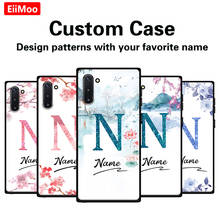 EiiMoo Custom Name Case For Samsung Galaxy A13 A33 A53 A73 M32 M52 A9 A8 A7 A6 S A5 A3 A2 J4 Core J1 J2 Pro J3 J5 Prime J6 Plus 2024 - buy cheap