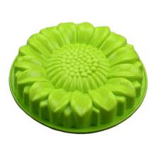 29*4.5cm Round Sunflower Silicone Birthday Cake Baking Pans Handmade Bread Loaf Pizza Toast Tray Silicone Cake Molds K584 2024 - buy cheap