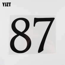 YJZT 14.7CM×11.6CM Creative 87 Limit Figures Decal Car Stickers Vinyl Black/Silver 13D-0767 2024 - buy cheap