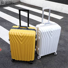 KLQDZMS-maleta de viaje de negocios con ruedas, equipaje rodante giratorio ABS, estilo universitario, 20 ", 22", 24 ", 26 pulgadas, gran oferta 2024 - compra barato