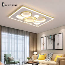 Lámpara Led de techo moderna para decoración, luminarias doradas de 110V y 220V para sala de estar, dormitorio, comedor y cocina 2024 - compra barato