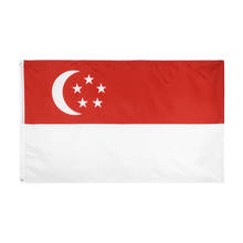 FLAGHUB 60X90 90X150cm Lion City SG SGP Republic Singapore Flag 2024 - buy cheap