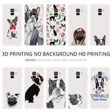 Чехол для телефона Samsung Galaxy A10 A30 A40 A50 A60 A70 A80 A90 A6 A8 A9 A7 A5 Plus 2018 2017 2016 pug dog 2024 - купить недорого