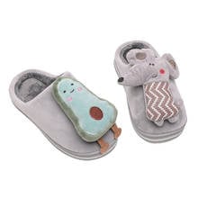 Kids Shoes Baby Girls Cotton Slippers New Winter Children's Cute Rabbit Plush Slipper Boys Home Indoor Shoes Furry Kids Slippers 2024 - buy cheap