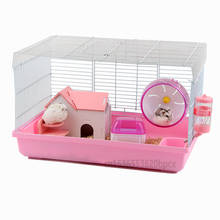 Double-decker Luxury Hamster Cage Villa Castle 60 Basic Cage Hamster Nest Exquisite and Durable Pet Large Villa 2024 - buy cheap