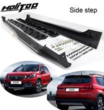 New Arrival side step nerf bar running board for Peugeot 2008,original model,loading weight 200kg,from 6 years old shop,reliable 2024 - buy cheap