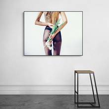 Картина на холсте сексуальная женщина сзади плакат цветок скандинавские плакаты и принты Современные настенные художественные картины для гостиной Декор для дома 2024 - купить недорого
