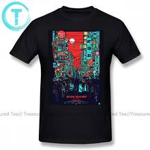 Blade Runner T Shirt Cyberpunk Street View T-Shirt Short Sleeve 100 Percent Cotton Tee Shirt Man Funny Big Fashion Print Tshirt 2024 - buy cheap
