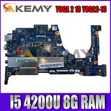 Akemy zivy0 LA-A921P placa-mãe para lenovo yoga 2 13 yoga2 13 portátil placa-mãe cpu i5 4200u 8g ram 100% teste 2024 - compre barato