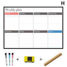 Erasable Calendar for Fridge Magnetic Whiteboard Calendars Monthly/Weekly Planner Weekly Organizer Daily Notepad SP99 2024 - buy cheap