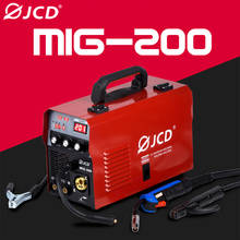 JCD 220V Mig Welder 200/160A IGBT Smart MMA Stick DC Inverter Arc Welder с цифровым ЖК-дисплеем для начинающих, сварочный аппарат 2024 - купить недорого