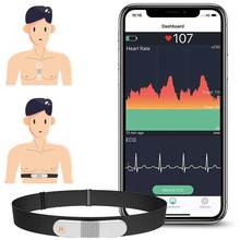 24-Hours Bluetooth Heart Rate Monitor With ECG EKG Chest Strap Portable Heart Rate Sensor with Vibration Alarm Support ANT+ 2024 - buy cheap