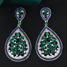 GODKI Jimbora Luxury Sweet New Waterdrop Earrings Full Cubic Zirconia Bridal Wedding Women Girl Daily Party Jewelry 2020 New 2024 - buy cheap