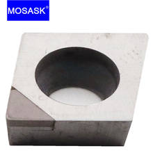 MOSASK-Herramienta de torneado de acero duro CNC, insertos de carburo de tungsteno cementado, 1 Uds., CCGT060202 CBN1 2024 - compra barato