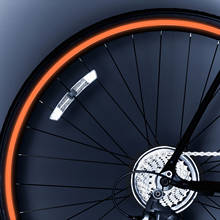Велосипедная наклейка на колесо, светоотражающая полосатая лента на обод, велосипедная наклейка, велосипедные аксессуары 2024 - купить недорого