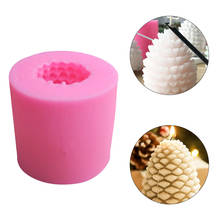 Molde de silicona 3D para velas, herramienta de fabricación de velas, cono de pino de Navidad, DIY, hecho a mano, aromaterapia, forma de jabón 2024 - compra barato