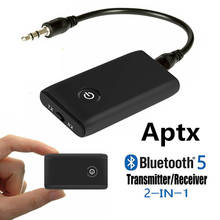 Bluetooth 5.0 Receiver Transmitter CSR Chip Aptx Audio Adapter 3.5mm AUX Jack RCA USB Wireless Dongle For TV PC Car Headphones 2024 - buy cheap