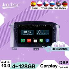 4+128G Carplay Multimedia Stereo Android For Toyota Land Cruiser LC100 2002 2003 2004 2005 2006 2007 GPS Navi Receiver Head Unit 2024 - buy cheap