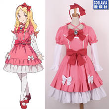 Anime Eromanga Sensei Yamada Elf Cosplay Costume Cute Pink Uniform Dress Adult Unisex Party Role Play Clothing Custom-Make Any 2024 - buy cheap