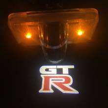 2pcs GT R Logo Projector Lamp Automobile Car Door Light For Nissan GTR R34 / R35 Nissan Nissan Shadow Courtesy Light Lmap 2024 - buy cheap
