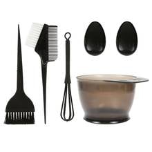 Abody 5PCS Hair Dye Color Brush & Bowl Set with Ear Caps Dye Mixer Hair Tint Dying Coloring Applicator Hairdressing Styling 2024 - buy cheap