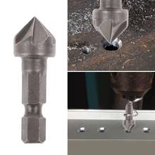 6 Flute Countersink Drill Bit 90 Degree Point Angle Chamfer Cutting Woodworking Tool 2024 - buy cheap
