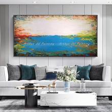 Артикс, большой размер, искусство, ручная роспись, красочная абстрактная масляная живопись на холсте, современные настенные картины для гостиной, украшение для дома 2024 - купить недорого