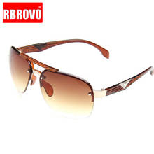RBROVO 2021 Vintage Classic Sunglasses Man Driving  Big Frame Sun Glasses Women Brand Designer UV400 Driving Oculos De Sol 2024 - buy cheap