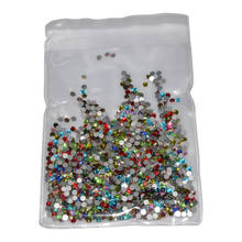 SS3-SS12 Crystal AB Rhinestones Flat Back Glass Chameleon Nail Rhinestones For Charms 3D Nails Art Decorations Strass 2024 - buy cheap