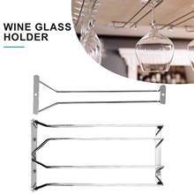 Suporte de garrafa de vinho e vidro, rack de aço inoxidável para cozinha, bar, 6-9 copos, prateleira de armazenamento, cabide de vidro de vinho 2024 - compre barato