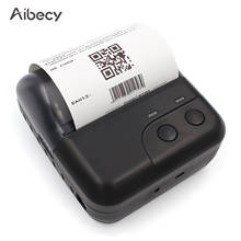 Aibecy 80mm Mini Portable Thermal Printer Wireless Receipt Printer USB BT Connection Support ESC/POS Command Windows Android iOS 2024 - buy cheap