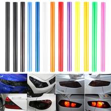 30X60CM Auto Car Light Sticker Film Headlight Taillight Tint Styling Waterproof Protective Vinyl Film Tintting Car Sticker 2024 - купить недорого