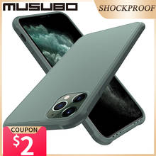 Musubo Case For iPhone 11 Pro Max Fundas Soft Shockproof Silicone Protection Luxury Back Cover Cases i11 Pro Mas Lens Protection 2024 - buy cheap