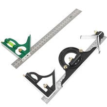 Square Right Angle Ruler Protractor Angle Finder Stainless Steel Measuring Tools Multi Combination Set for Woodworking Engineers 2024 - buy cheap