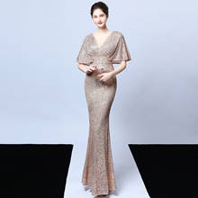 Vitiana-vestido longo feminino de malha com gola redonda, veste elegante e sensual para festa, opções de cores 2024 - compre barato