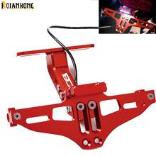 For Honda CB599 cb919 cb400 CB400SF/CB400VTEC CB logo Motorcycle Adjustable Bracket Licence Plate Holder Frame Number Plate 2024 - buy cheap