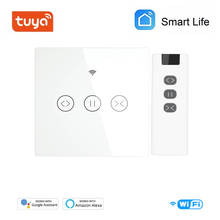 Tuya Smart Life EU WiFi Roller Shutter Curtain Switch Touch Switch Google Home Alexa Echo Voice Control Smart Home App Timer 2024 - buy cheap