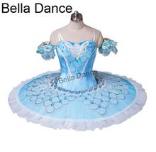 Adultos azul pájaro clásico profesional tutú panqueque platter competición rendimiento tutús para Ballet bailarina disfraces de escenario mujeres 2024 - compra barato
