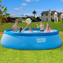 Intex Large Family Swimming Pool Inflatable Adult Pool Heightening Thickened Children's Play Pool Folding Fish Pool 2024 - buy cheap