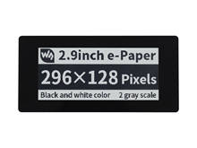 Waveshare-Sombrero de pantalla de papel electrónico táctil de 2,9 pulgadas para Raspberry Pi, táctil capacitivo de 5 puntos, 296 × 128 píxeles, negro/blanco, interfaz SPI 2024 - compra barato