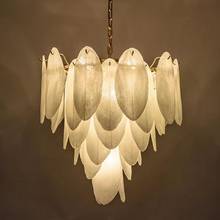 nordic led stone chandelier luminaire pendant lamp lumiere kitchen fixtures dining room light bedroom hanging lamp 2024 - buy cheap