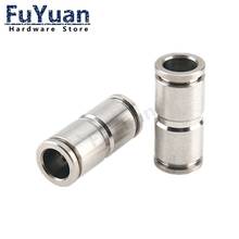 4/6/8/10/12/14/16 Pneumatic 304 Stainless Steel Push In Quick Connector Release Air Fitting Plumbing 2024 - buy cheap