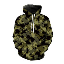 Army Style Hoodies Camouflage 3D Print Hooded Sweatshirt Pullover Men Women Fashion Hoodie Harajuku Streetwear Coat Male Clothes 2024 - купить недорого