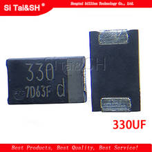 20 unids/lote SMD 6,3 V 330UF condensador de tantalio bajo ESR 330UF 4TPB330M puede reemplazar OE128 OE907 0,8 2024 - compra barato