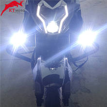 Для Yamaha Tenere 700 Tenere700 2019-2021 белые мотоциклетные фары вспомогательная лампа 12В Светодиодные точечные фары 2024 - купить недорого