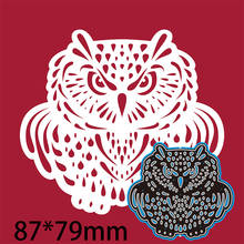 Cutting Metal Dies Owl   New Stencils DIY Scrap booking Paper Cards Craft Making Craft Decoration 87*79 mm 2024 - buy cheap