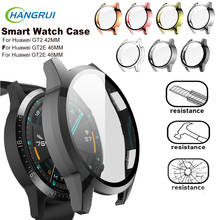 Hangrui Case For Huawei Watch GT 2E GT2 46MM 42MM Full Coverage Protective Bumper Cover With HD Tempered Glass Screen Protector 2024 - buy cheap